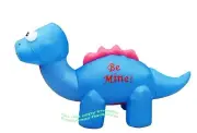 7ft Airblown BLUE Valentines Day Dinosaur Yard Inflatable Lighted FREE SHIPPING