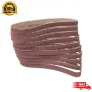 WEN Sanding Belt Sandpaper Sander Replacement Tool 120 Grit 1/2 x 18 10 Pack NEW