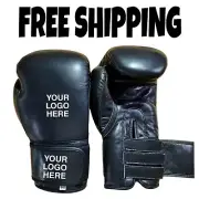 Cowhide Leather Boxing Gloves With More Three Wrist Support Adjustable Stripes