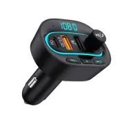 FM Transmitter Bluetooth 5.1,Car USB Charger【 PD + QC3.0】， Radio Bluetooth Tr...