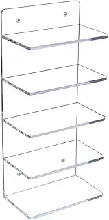 [Generic] Sunglasses Display | Clear Eyewear Holder,5 Tier Acrylic Sunglasses Display Rack Organizer Risers for Home Tabletop