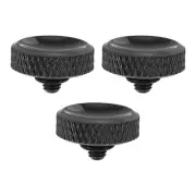 Camera Shutter Button 3pcs Shutter Release Button Carved, Black