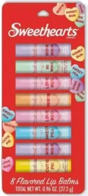 Taste Beauty Sweethearts Lip Balm 8 Count Flavored Chapstick