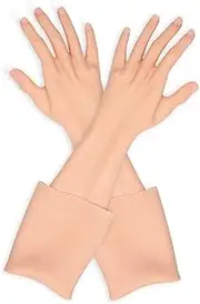 [EQAIWUJIE] Silicone Realistic Gloves Fake Female Hand Artificial for Prosthetic Skin Crossdresser Cosplay