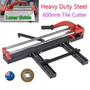 Steel Tile Saw Cutter Heavy Duty 600mm Ceramic Tiles Cutting Machine Laser Guide