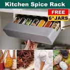 Kitchen Spice Organizer Rack Self-adhesive Storage Rack Under Shelf Punch free