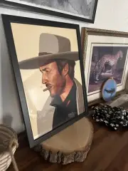 Mike Mitchell Clint Eastwood Blondie Print 12" x 16" Signed and Numbered 79/85