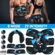 EMS Toner Massager ABS Wireless Abdominal Trainer Muscle Stimulator Fitness Body