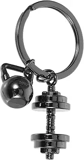 [SAFIGLE] Dumbbell Keychain Gym Accessory Fitness Keyring for Bags Backpacks Lightweight Creative Sports Charm Fitness Enthusiasts