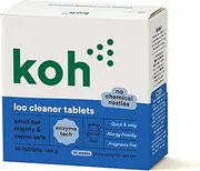 [Koh] Toilet Bowl Cleaning Tablets | Eco-Certified, Non-Toxic Formula | Removes Stains & Mineral Buildup | Family & Septic Safe
