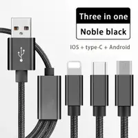 在飛比找PChome24h購物優惠-3合1 USB A to micro/IOS/Type C 