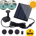 Solar Powered Water Feature Pump Garden Pool Pond Fish Aquarium Fountain Filter