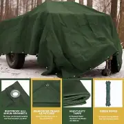 Heavy Duty Canvas Tarp Waterproof Tarps Truck Tarps Multipurpos Tarpaulin Cover