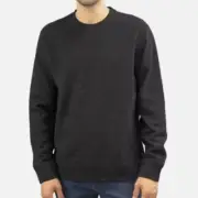 NEW Jachs New York Wool Blend Mens L Charcoal Pullover Sweatshirt