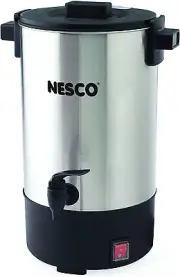 CU-25 Professional Coffee Urn, 25 Cups, Metallic