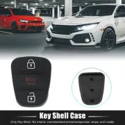 3 Button Car Remote Fob Case Cover Rubber Keypad Pad Replacement for Hyundai