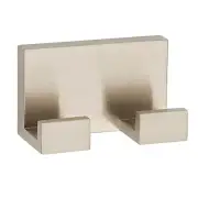 Alno A6484-SN Linear Double Robe Hook Satin Nickel