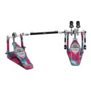 TAMA 50th Limited Iron Cobra Marble Coral Swirl Power Glide Twin Pedal Grade A