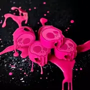 Maniac EDC “Valentine” PVC Skull Bead