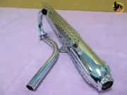 HONDA CL90 EXHAUST MUFFLER & PROTECTOR - SWEPT UP TYPE *nan3581*