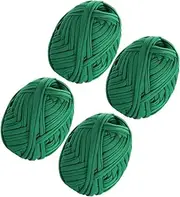 Yardwe Tree Support Straps Plant Ties Garden Net Green 4 Rolls Tree Strapping for Garden