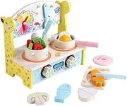 Kids Kitchen Playset,Multifunctional Toddler Playset Pretend Play Toys | Versatile Kids Cooking Set Chef Pretend Play Set for Children Boys Girls