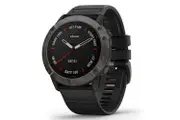 Garmin fenix 6X Sapphire - Carbon Gray DLC with Black Band - Carbon Gray DLC