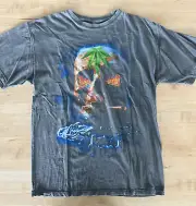 Travis Scott x Rolling Loud Cali 2017 Weed Skull Tee White Large