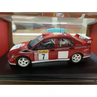 在飛比找蝦皮購物優惠-1:18 模型車 Mitsubishi LANCER EVO