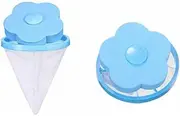 AIMALL 5x Washing Machine Filter Bag Floating Lint Hair Catcher Mesh Pouch Laundry Tool, Reusable Mesh Laundry Filter Bags, in Blue and Pink
