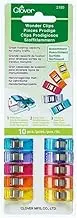 Clover Wonder Clips Assorted Colours, Pack of 10