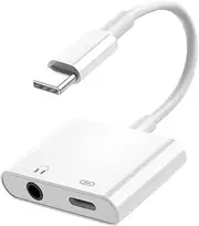 KOMBIUDA Type C to Audio Multi Functional Headphone Jack Converter for Sound Compact Type C Earphone for and Outing Durable Design