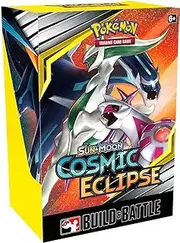 Pokemon TCG Card Game Sun and Moon Cosmic Eclipse Build and Battle Box