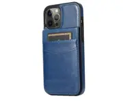 C27 Blue Back Cover Phone Card Protective Holster Flip Phone Case Protection Bumper for IPhone 14 Max 6.7