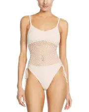 Robin Piccone Pua Mesh One Piece Swimsuit 12