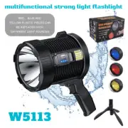 Super-Bright 9900000000LM LED Flashlight Torch Lamp USB Rechargeable Searchlight