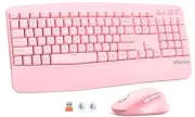 Wireless Keyboard and Mouse, Bluetooth Ergonomic Keyboard with Wrist Rest, Mu...