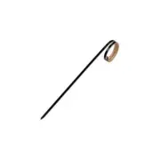 PacknWood 209BBJOYO12 5.91 In. Joyo Rond Black Bamboo Skewer With Side Twist ...