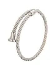 Eye Candy LA The Bold Collection Titanium Leo Cuff Bracelet