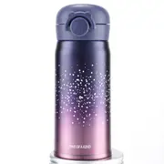 500ML Vacuum Cup Water Drinking Bottle Food Grade Stainless Steel Insulated Thermos Tea Coffee Mug RED COLOR