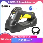 Zebra Symbol DS3578-HD Laser 1D 2D USB Wireless Bluetooth Barcode Scanner Imager