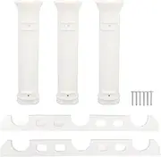 3 Pole Rack Fishing Rod Holder, Sturdy Nylon Wall Mounted Stand Off Tube Bracket for Marine Yacht RV Boat