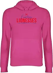 Shopagift England Football Hoodie Unisex Fearless Lionesses Fans Hoody Gift Hooded Top