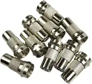 ASKA RCA Female Jack to F-Type Male Plug Coax Adapter Radio Connector