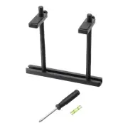 GPU Support Bracket, Fan Mount Graphics Card Stand Dual 10-120mm Aluminum Black