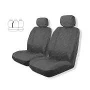 Middle Tailor Made Charcoal Outback Seat Covers for Toyota LandCruiser 200 Wagon