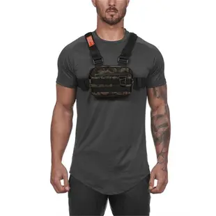 戶外軍用戰術背包男徒步騎行防水耐磨反光胸包野戰訓練多功能訓練裝備背包