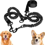 DKDDSSS Double Lead for 2 Dogs - Safe Lead for Dogs - Lead for 2 Dogs - Double Lead Small and Large - Dog Lead for 2 Dogs - Coupling Lead with 2 Carabiners