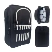 Portable Golf Valuables Pouch - Multi-Functional Golf Bag Organizer PouchLarg...