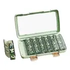 Pill Container Large Capacity Store Weekly Pill Storage Case Lightweight